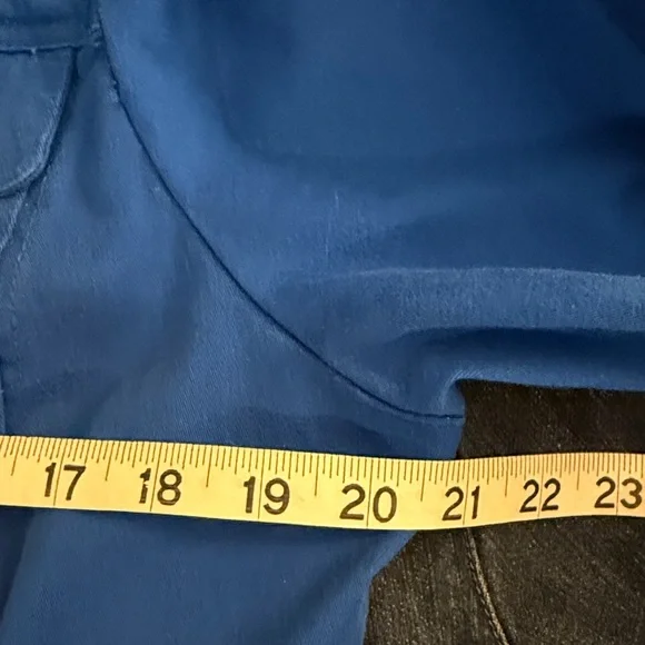 Dressbarn Vibrant Blue Jean Jacket. Size 1X - Picture 8 of 9